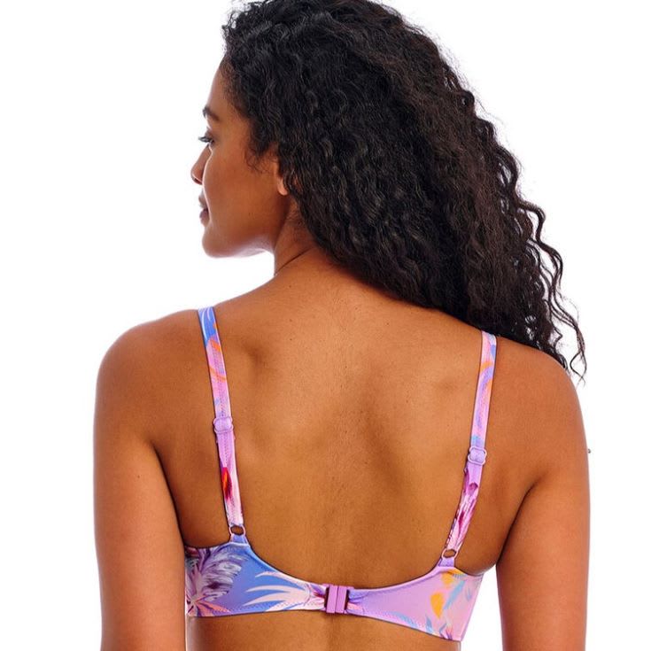 Miami Sunset UW Plunge Bikini Top