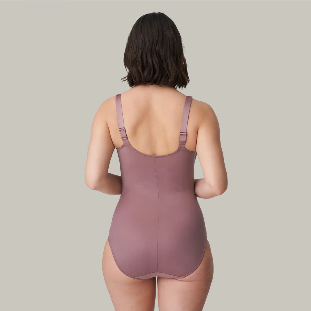 Madison Satin Taupe Bodysuit