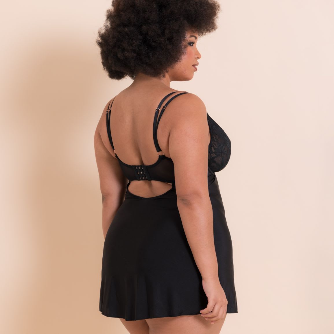 Embrace Deep Plunge Chemise