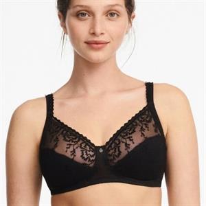 Wire Free in 34E Bra Size E Cup Sizes Charcoal Convertible and J