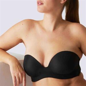 Strapless Bras for Women Large Bust DD Front Closure Bras for Women Plus  Size 44DDD Backless Bra Bodysuit Shorts at  Women's Clothing store