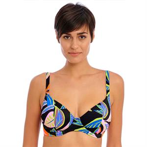 Boho Breeze Bikini Top by Freya, Multi Print, Plunge Bikini