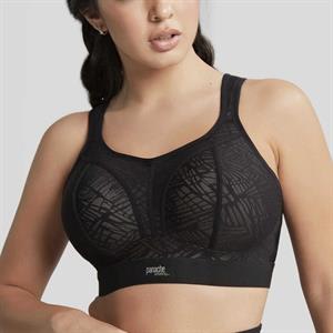 NATHGAM Plus Size Sports Bras for Women High Support Mesh Hollow
